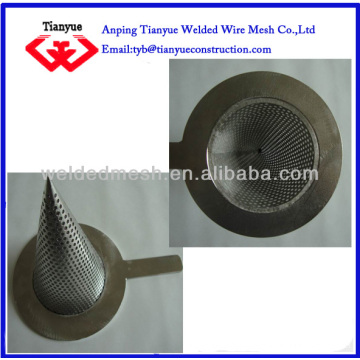 stainless steel cone filter mesh strainer